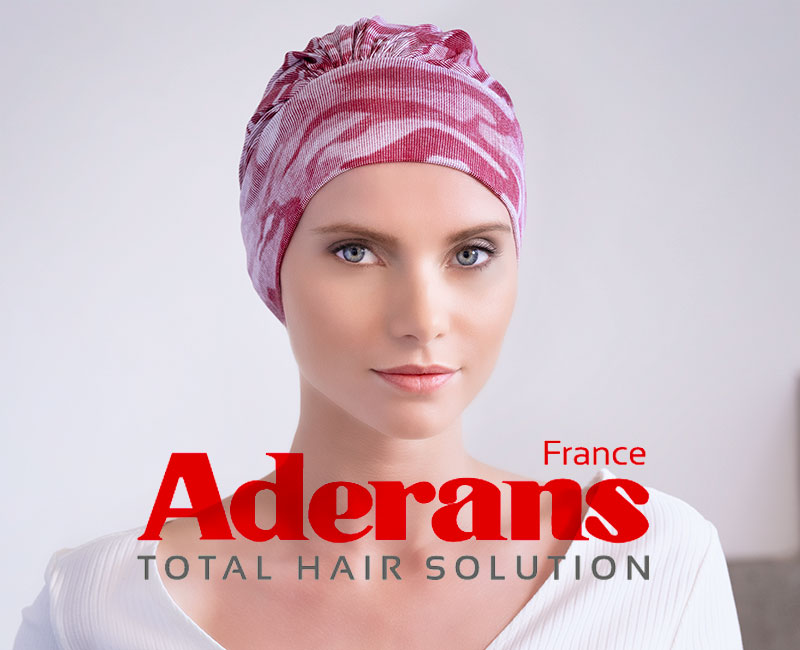 Retouche photo par le Studio Laudator de la collection Turbans pour Aderans France