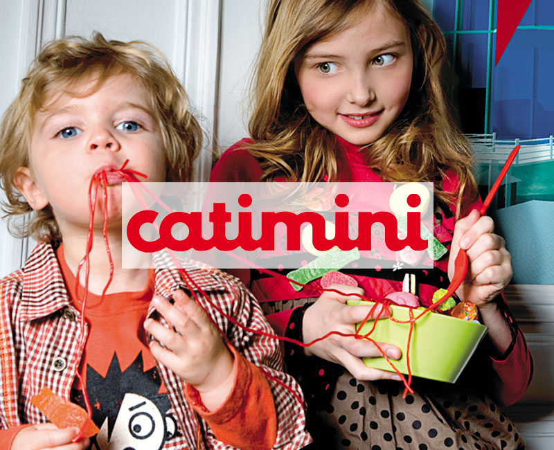Catimini Hiver – Photomontage et retouche photo créative.