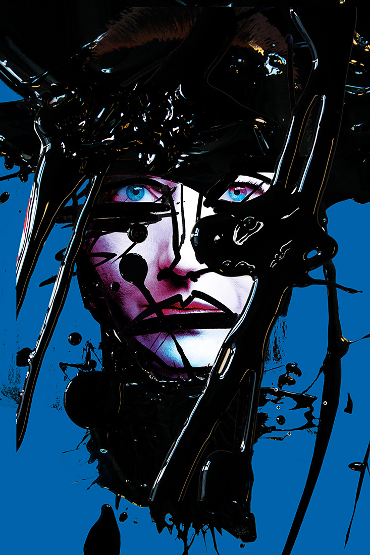 Illustration de couverture du roman Vernon Subutex 3 de Virginie Despentes, création visuelle Studio Laudator.