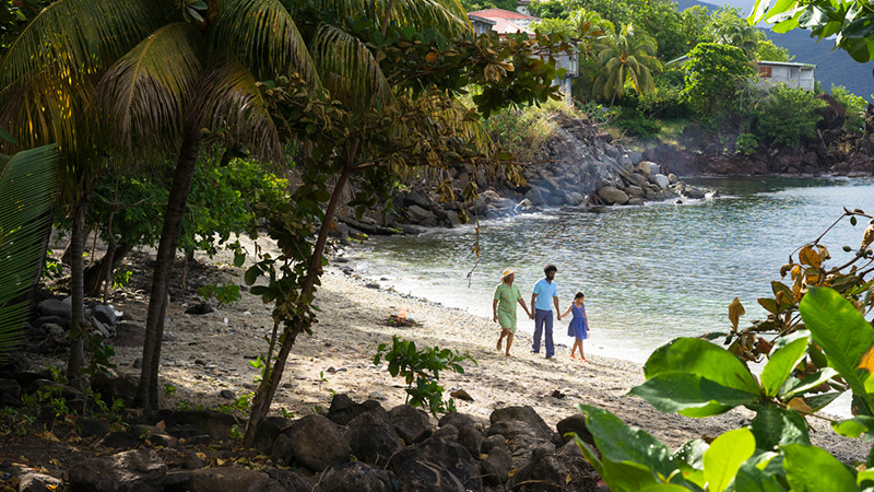 Photo de tournage du film Le Gang des Antillais, réalisée en Guadeloupe par Studio Laudator.