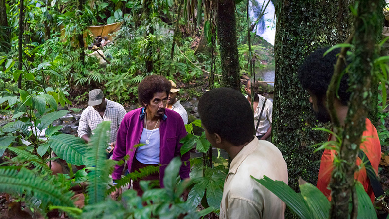 Photo de tournage du film Le Gang des Antillais, réalisée en Guadeloupe par Studio Laudator.