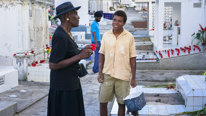 Photo de tournage du film Le Gang des Antillais, réalisée en Guadeloupe par Studio Laudator.