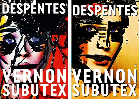 Couvertures de Vernon Subutex 1 & 2 de Virginie Despentes, Éditions Grasset.