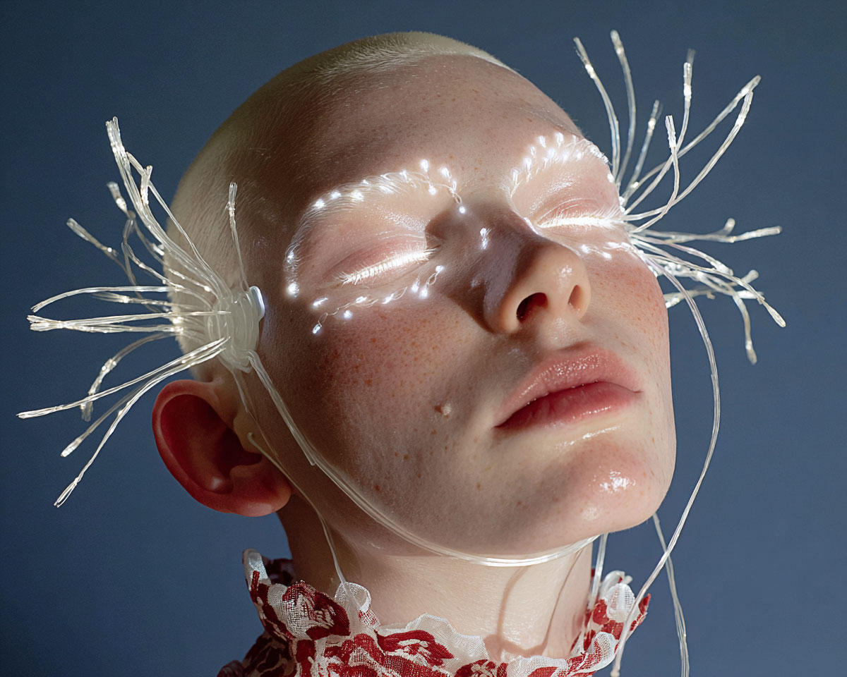 Portrait conceptuel illustrant Comet Perplexity, navigateur IA gratuit, par Studio Laudator.
