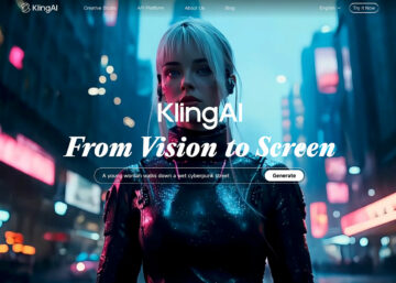 Interface de Kling O1 montrant la génération de vidéo IA à partir d’un prompt texte